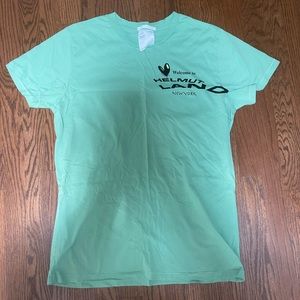 Helmut Lang Radiated Green Tee Size Medium